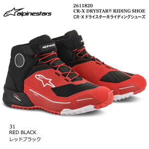 yAlpinestarsz2611820 CR-X DRYSTAR RIDINIG SHOE (31 RED BLACK) ApCX^[Y CR-XhCX^[ (bhubN) oCN h CfBOV[Y