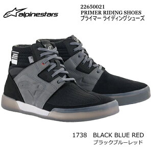 []yAlpinestarsz2650021 PRIMER RIDING SHOES (1738 BLACK BLUE RED) ApCX^[Y vC}[ CfBOV[Y (ubNu[bh) oCN V[Y X Xj[J[