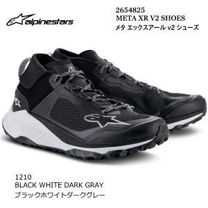 yAlpinestarsz2654825 META XR v2 SHOES (1210 BLACK WHITE DARK GRAY) ApCX^[Y ^ GbNXA[ (ubNzCg_[NO[) oCN Ki CfBOV[Y