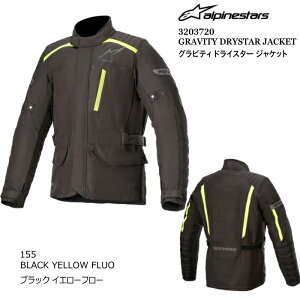 []yAlpinestarsz3203720 GRAVITY DRYSTAR JACKET (155 BLACK YELLOW FLUO) ApCX^[Y OreB hCX^[ WPbg (ubNCG[.F) oCN Ki h CfBOWPbg