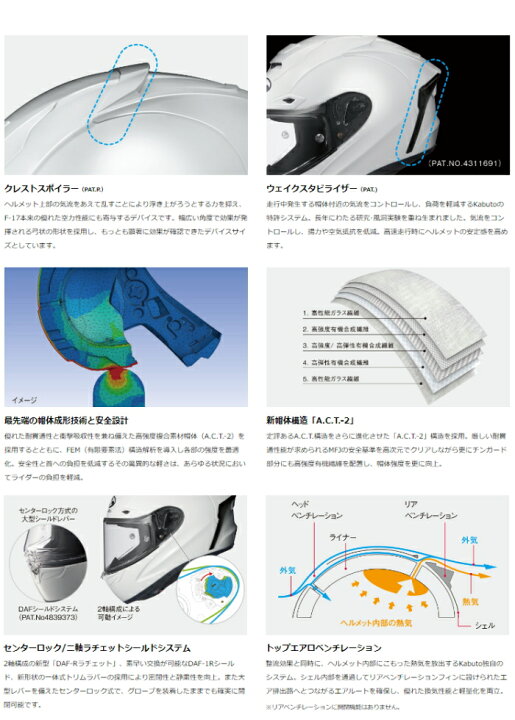 楽天市場】【OGK】KABUTO F-17 FORTE (カブト エフ・イチナナ フォルテ  
