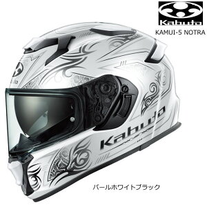 �yOGK Kabuto�zKAMUI-5 NOTRA (�p�[���z���C�g�u���b�N) �J���C�E�t�@�C�u �m�g�� �o�C�N �t���t�F�C�X�w�����b�g �x���`���[�V���� �I�[�W�[�P�[ �J�u�g