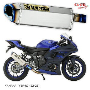 �yOVER RACING�z25-44-11 TT-Formula RS 2-1 �t���`�^�� (YAMAHA : YZF-R7 '22-25) �o�C�N ���{�F�� �t���G�L�]�[�X�g�}�t���[ �I�[�o�[���[�V���O �I�[���@�[���[�V���O