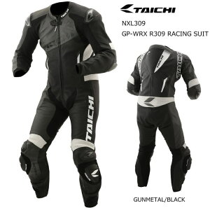 �yRS�^�C�`�zNXL309 GP-WRX R309 RACING SUIT (GUNMETAL/BLACK) ���[�V���O�X�[�c (�K�����^/�u���b�N) �o�C�N RS TAICHI �A�[���G�X�^�C�`