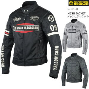 [2026�t�ă��f��]�yYeLLOW CORN SEED�zSJ-6108 �C�G���[�R�[�� �V�[�h MESH JACKET ���b�V�� �W���P�b�g �o�C�N ���C�f�B���O�W���P�b�g SJ6108