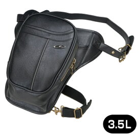 [処分特価]【ラフアンドロード】RA1036 クラシックホルスター (3.5リットル) バイク レッグバッグ 太ももバッグ ROUGH&ROAD ラフ＆ロード