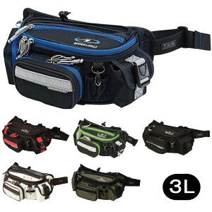 【ラフアンドロード】RR9451 F-ラフウエストバッグ (3リットル) バイク ワンショルダー ROUGH&ROAD ラフ&ロード