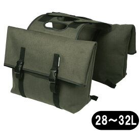 【ラフアンドロード】RR9104 イージーサドルバッグ (28～32リットル) バイク アメリカン サイドバッグ コットン ROUGH&ROAD ラフ＆ロード