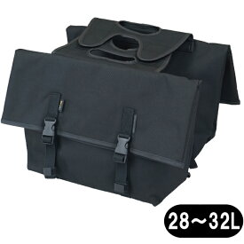 【ラフアンドロード】RR9581 SCHWARZ R イージーサドルバッグ (28～32リットル) バイク アメリカン サイドバッグ 超高耐久コーデュラ ROUGH&ROAD ラフ＆ロード