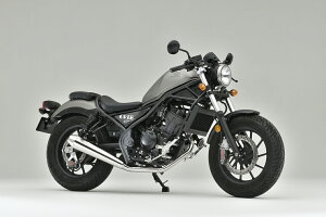 【OVERRACING】25-13-02 レブル250 オーヴァーレーシング SSメガホンフルエキゾーストマフラー シルバー オーバーレーシング バイク REBEL250