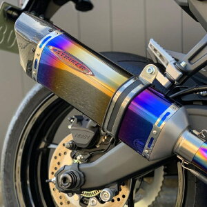 【STRIKER】941573IMJ-H ストライカー Ninja ZX-25R/SE/CAFE ('21-22) "INTER MODEL" SC FULL EX OFF-Type B JMCA チタンヒートカラー KAWASAKI バイク マフラー