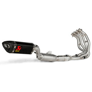 【アクラポビッチ】AKRAPOVIC S-K2R2-HAPC レース専用 フルエキゾーストマフラー カーボン 触媒対応 (KAWASAKI : NINJA ZX-25R '20-22) バイク 一般公道使用不可 (P)
