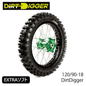yX-GRIPzXG-1702 GbNXObv K~[^C DirtDigger EXTRA\tg (120/90-18) _[gfBK[ oCN It[h^C Gf[