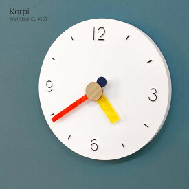 【クーポン配布中】壁掛け時計 掛け時計 おしゃれ 北欧 時計 カラフル ポリレジン ウォールクロック 静音 音がしない スイープムーブメント 秒針なし 白 レトロ リビング ダイニング 寝室 円型 新築 一人暮らし かわいい 新居 ホワイト レジン モダン インターフォルム