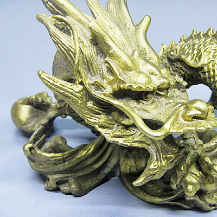 楽天市場】銅製 龍 置物 左向き、右向き,単品販売 【送料無料】（沖縄 