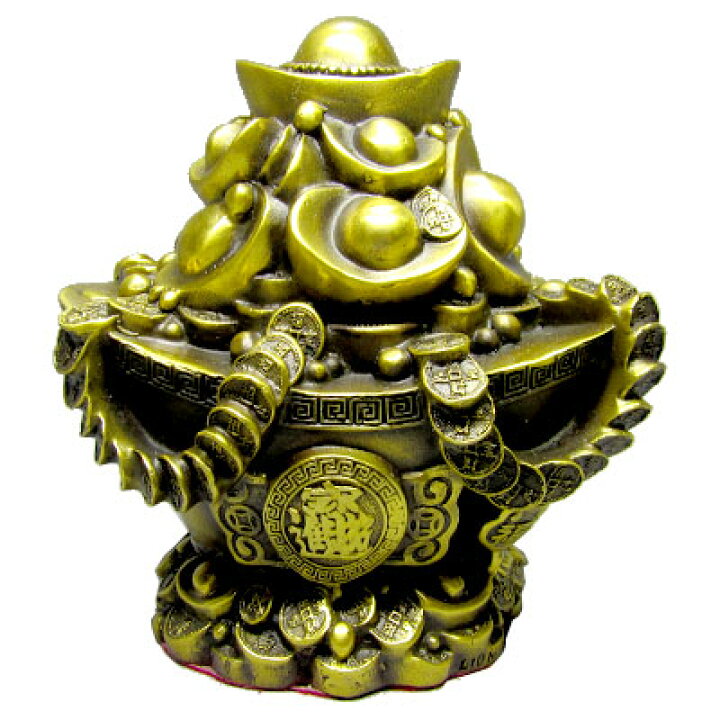 楽天市場】銅製 元宝 貯金箱【送料無料】（沖縄1000円）中国,中華街 