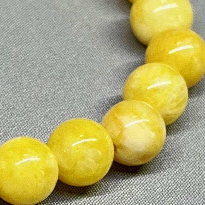 楽天市場】イエロージェード ブレスレット 8mm ネコポス便なら【送料 