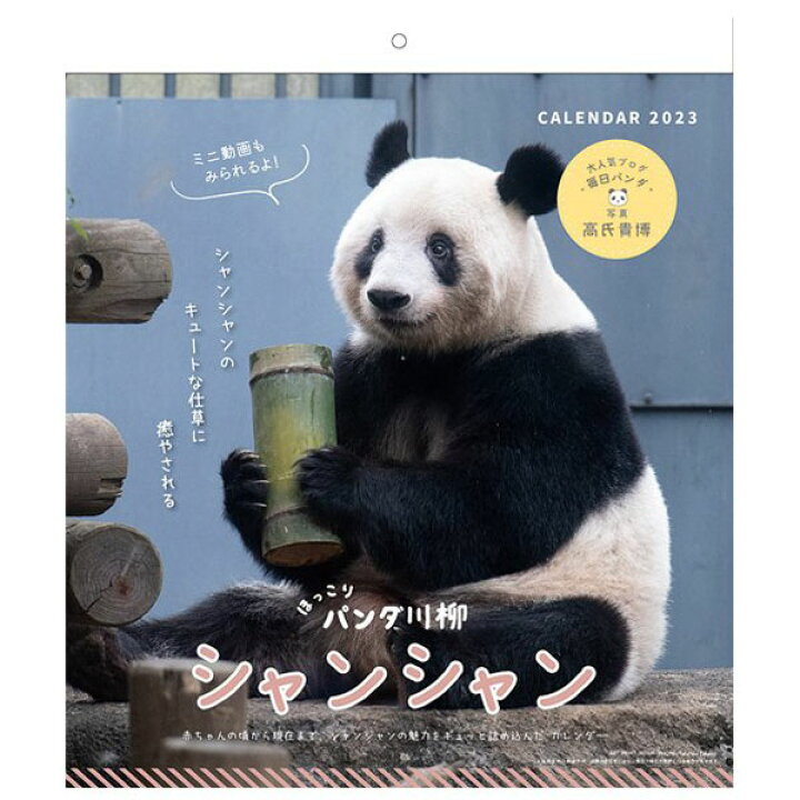 楽天市場 23年カレンダー ほっこりパンダ川柳シャンシャン かれんだー ぱんだグッズ 中国 中華街 可愛い シャンシャン レイレイ 赤ちゃんパンダ Love Panda Calendar Ro1015 パンダまん老維新中華街大通り本店