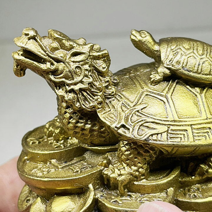 楽天市場】銅製 龍亀 小 8.5cm【送料無料】（沖縄別途700円） ｜龍亀 