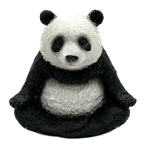 ミニ樹脂パンダ座禅 (ED12194A)|フィギュア,人形,panda,ぱんだ,グッズ,置物,中国,中華街,可愛い,チャイナ,樹脂製  ro0817