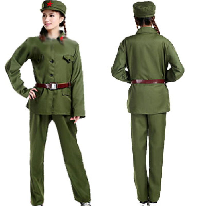 楽天市場】B級品 新人民服セット(150)（65年式革命紅工兵表演衣装 