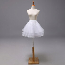 メイド 服 コスプレ衣装 コスプレメイド服専用 バニエ ボリューム レース フレア ホワイト