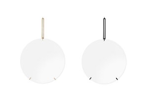 �y���������zMOEBE WALL MIRROR ��30���[�x �E�H�[���~���[ �Ǌ|���~���[ �Ǌ|���� ���a30cm �k���f�U�C�� �k���C���e���A