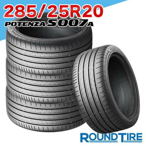 �y�^�C�������\�z 20�C���` 285/25R20 93Y XL �|�e���U S007A �u���a�X�g�� s007 POTENZA BRIDGESTONE �T�}�[�^�C���P�i 4�{�Z�b�g