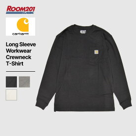 カーハート ロンTメンズ レディース ユニセックス 長袖 カットソー 無地 ブランド carhartt K126 シンプル お出かけ アウトドア デート