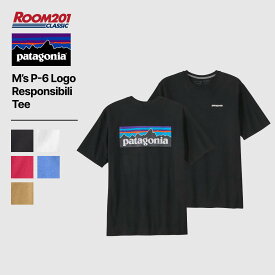 パタゴニア P-6ロゴ レスポンシビリ Tシャツ半袖 ロゴ アウトドア ブランドpatagonia M's P-6 Logo Responsibili Tee 38504