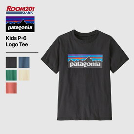 パタゴニア キッズ P-6 ロゴ Tシャツ半袖 ロゴ アウトドア ブランド レディース対応サイズ patagonia 62148