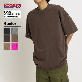 ロサンゼルスアパレル 半袖Tシャツメンズ 1801GD 6.5オンス ヘビーウェイト ブランド ロスアパ 無地 シンプル服物 厚手 大きいサイズ 涼しい
