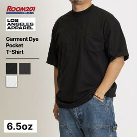 【スーパーSALE期間限定価格】ロサンゼルスアパレル ポケット半袖Tシャツ1809GD 6.5オンス 厚手 ポケT メンズ レディース ユニセックス ロスアパ服物 涼しい