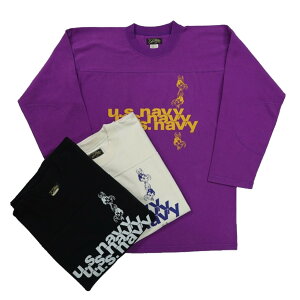 �y���������zCOLIMBO(�R�����{)�`Yonkers Football Tee U.S.NAVY STACK LOGO�`