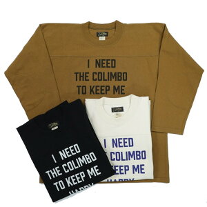 �y���������zCOLIMBO(�R�����{)�`Yonkers Football Tee HAPPINESS SLOGAN�`