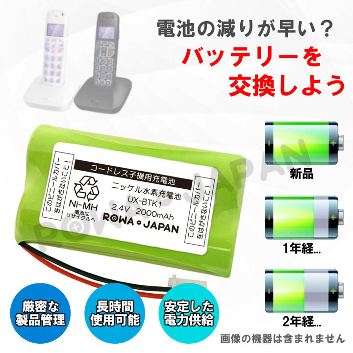 楽天市場】ブラザー BCL-BT / NTT西日本 電池パック-033 コードレス子機用 互換充電池 ニッケル水素電池 : ＲＯＷＡ・ＪＡＰＡＮ