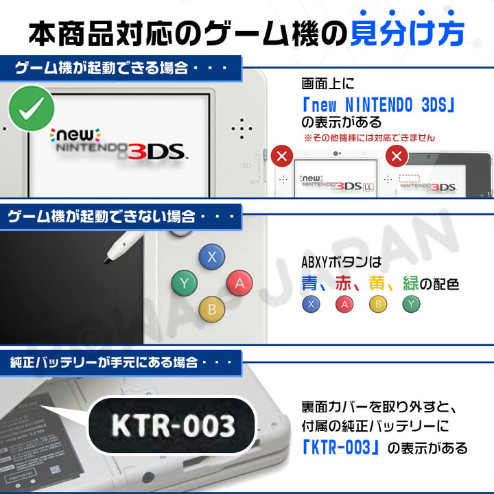 楽天市場】任天堂対応 Newニンテンドー3DS対応 [KTR-001対応 / KTR-003  