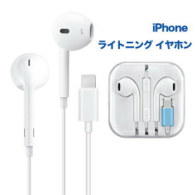 イヤホン ライトニング lightning アップル iphone ipad lightning connector アイフォン リモコン 音量調節 マイク イヤホンマイク リモートワーク アイパッド 有線イヤホン 1000円ポッキリ 送料無料多 ヘッドホン マイク内蔵 リモコン付き ン 通話対応