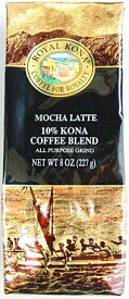 ロイヤルコナコーヒー/モカラテ/10%KONA・粉タイプ8oz(227g)