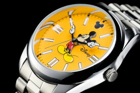ANOTHER HEAVEN アナザーヘブン Disney Mickey ミッキー 腕時計 ヴィンテージ復刻モデル オイスターパーペチュアル Oyster Perpetual (Yellow)