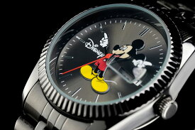 ANOTHER HEAVEN アナザーヘブン Disney Mickey ミッキー 腕時計 ヴィンテージ復刻モデル デイトジャスト DATEJUST (BLACK)