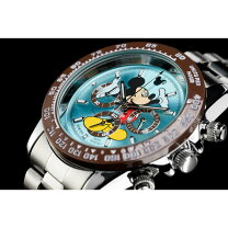 Disney MICKEY デイトナ クロノグラフ ミッキーマウス 腕時計｜時計
