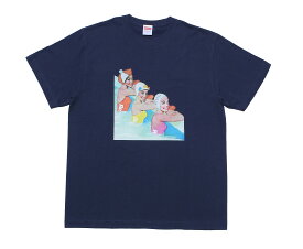 [Royalwest] ロイヤルウエスト Tシャツ 半袖 S/S Pool Girls SHORT SLEEVE TEE CALIFORNIA メンズ ショートスリーブ(インディゴ)