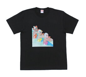 [Royalwest] ロイヤルウエスト Tシャツ 半袖 S/S Pool Girls SHORT SLEEVE TEE CALIFORNIA メンズ ショートスリーブ(ブラック)