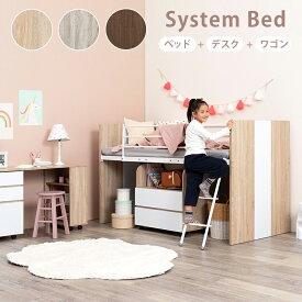 システムベッドRB-1620S | ベッド ロフトベッド ロータイプ ロフトベット デスク 子供 子供部屋 子供用ベッド 子どもベッド こども 女の子 男の子 システムベッド 学習机 勉強机 システムベット 机 セット キッズベッド キッズ シングル ベット 子ども用 キッズベット ロフト