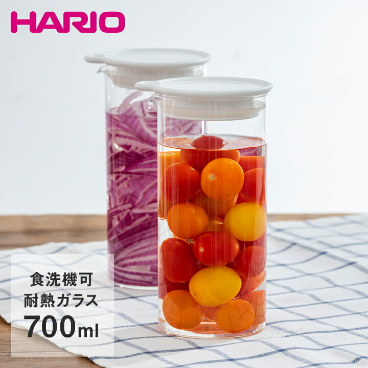 楽天市場 Hario ハリオ ビネガーズシリーズ ビネガーズピクルスポット 700ml Vpp 700 W はりお ビネガー ポット ピクルス ピクルスポット 耐熱ガラス 耐熱 ガラス 耐熱ポット ガラスポット ガラスピッチャー ガラスボトル 耐熱容器 酢 夏対策 食洗機対応 漬物 酢漬け
