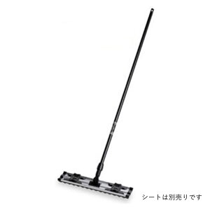 【 ポイント5倍 10/30(木)00:00〜10/30(木)23:59まで 】【 法人限定 】 シートモップ 柄 黒 60cm 業務用 | フローリング 床 掃除 モップ 掃除道具 ワイパー 本体 掃除グッズ フローリングワイパー フロ