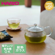 HARIO 急須 ガラス 450ml 食洗機対応 電子レンジ対応 CHJMN-45T 茶茶急須 丸 | 耐熱ガラス 透明 きゅうす…