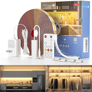 COB e[vCg led 5M dF 2000lm Px ԐڏƖ Rt 10iK 5iK^C}[ [@\ 320LEDs/m 8mm F Ra>90 Jbg\ diyƖ  h sO/Q/xbh