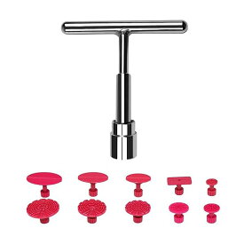 車 凹み修理 Tバー バキュームリフター タブ 車へこみ修理 引っ張り工具 デントプーラー 車 凹み 直し 吸盤 自動車板金工具 車の凹み直し 板金工具 引っ張り工具 DIY修理工具